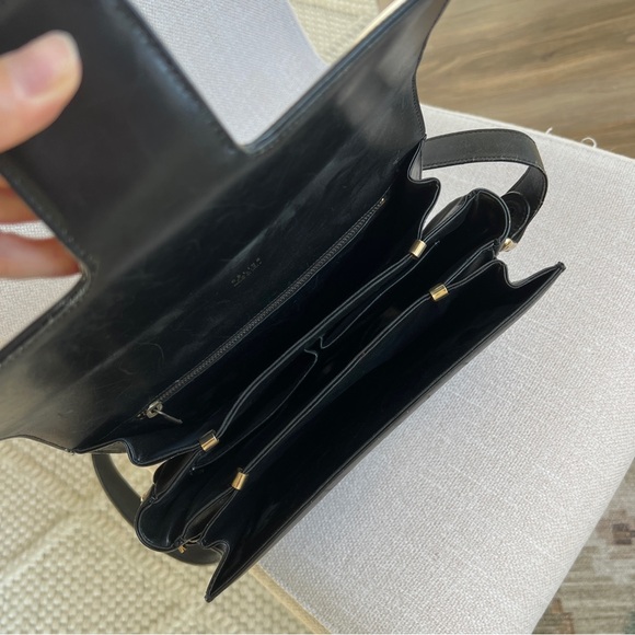 RARE Vintage CELINE Triomphe Boxcalf Shoulder Bag / CELINE Triomphe Bag - Picture 10 of 12